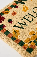 Bordered Welcome Doormat