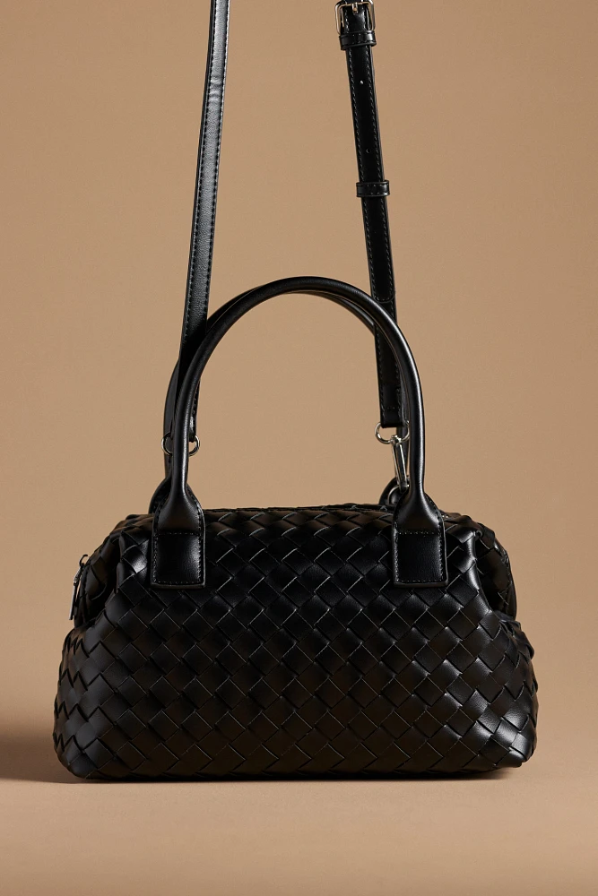 Woven Bowler Bag