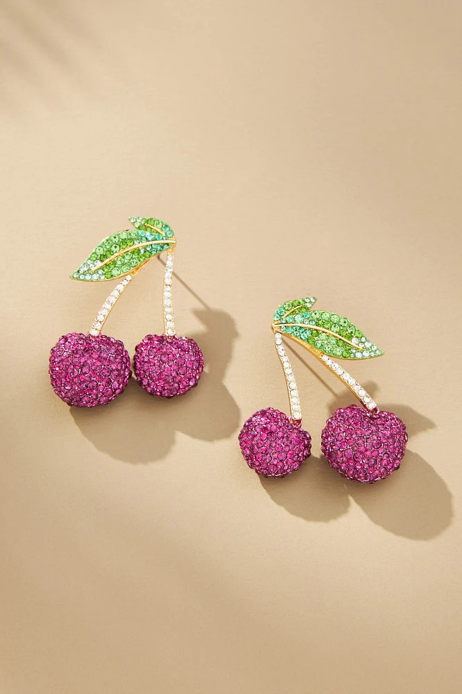 BaubleBar Pick Of The Bunch Cherry Earrings