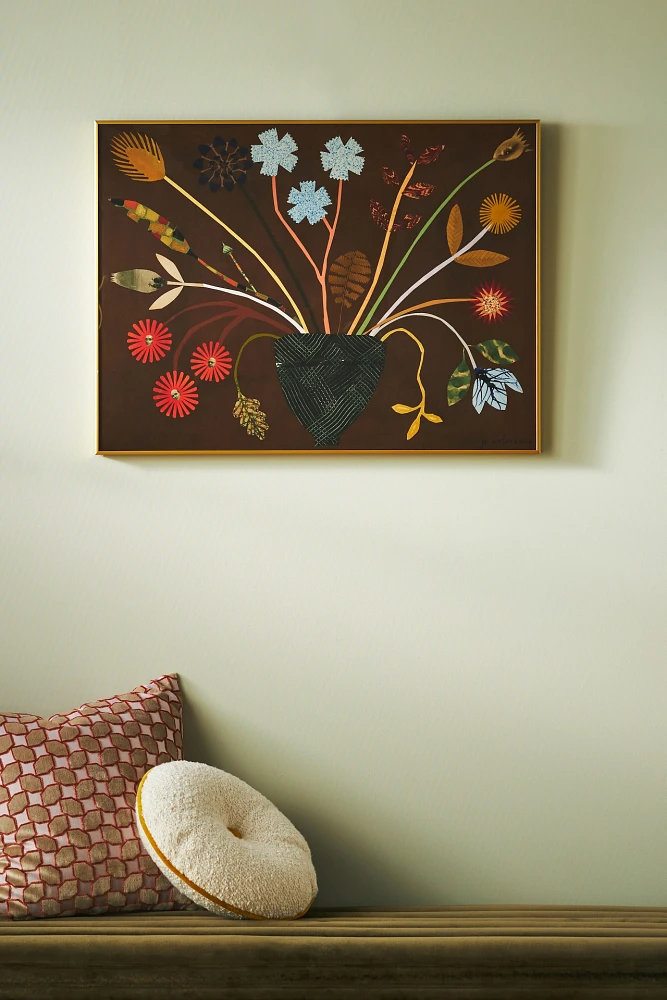 Collage Bouquet Wall Art