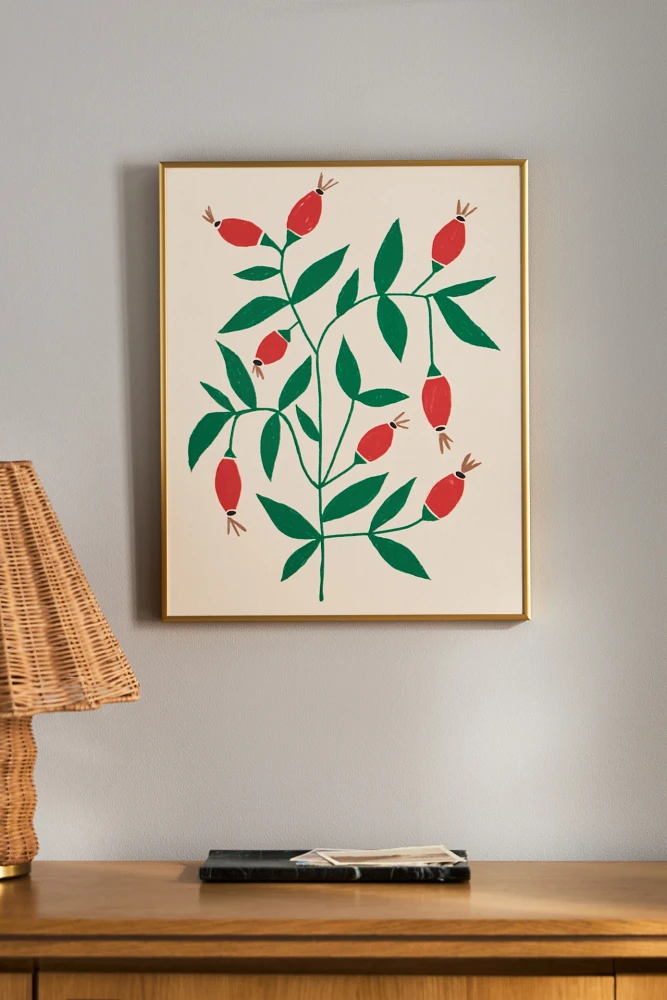 Rose Hips Wall Art