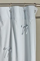 Bow Cotton Shower Curtain