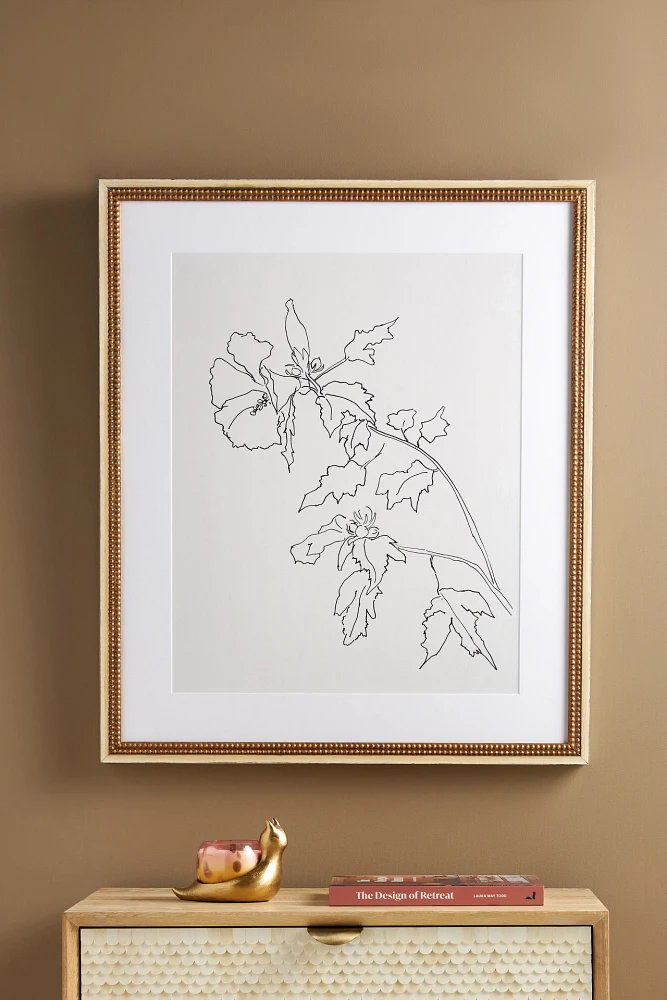 Rose of Sharon Flower Wall Art