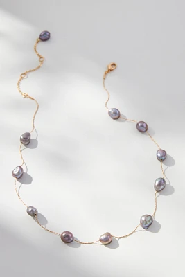 Spaced Pearl Delicate Necklace