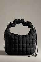 By Anthropologie Quilted Nylon Scrunch Tote