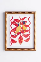 Birds and Heliconias Wall Art