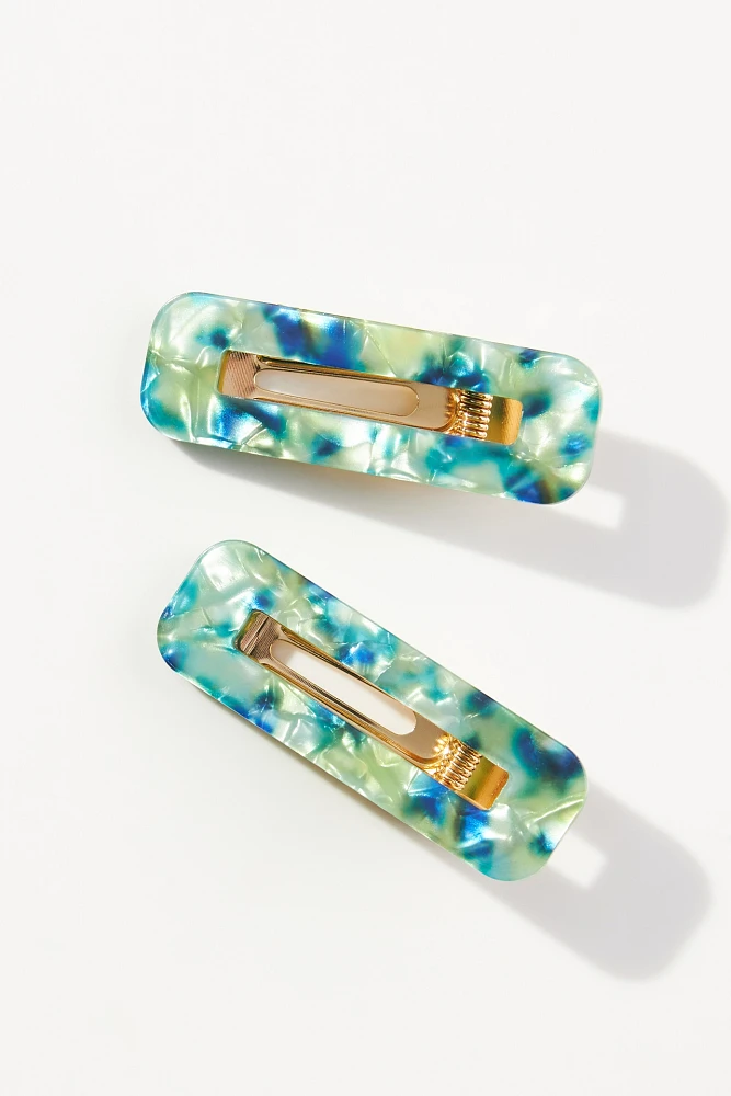 Oceanic Opulence Hair Clips, Set of 2