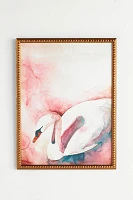 Pink Swan Wall Art