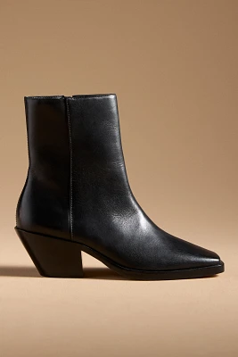 Square-Toe Ankle Boots