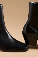 Square-Toe Ankle Boots