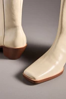 Square-Toe Ankle Boots