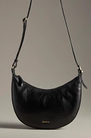 Barbour Laire Leather Half-Moon Sling Bag