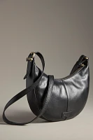 Barbour Laire Leather Half-Moon Sling Bag