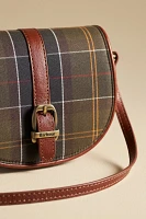 Barbour Katrine Tartan Leather Saddle Bag