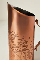 Foliage Copper-Plated Stainless Steel Pitcher