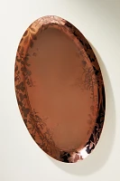 Foliage Copper-Plated Stainless Steel Platter 