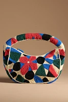 The Tate Beaded Handbag: Geo Floral Edition