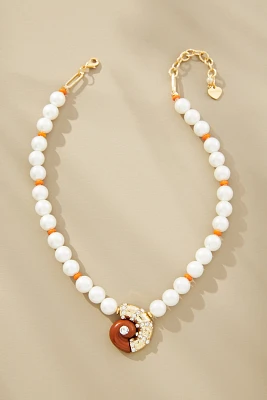 Pearl Conch Shell Necklace