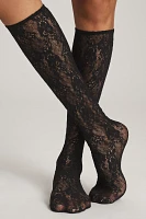 Wolford Lace Knee-High Socks