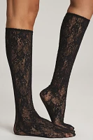 Wolford Lace Knee-High Socks