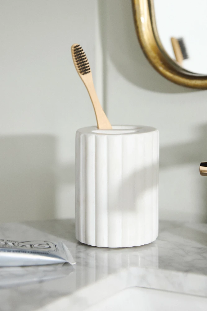 Malou Stone Bath Toothbrush Holder