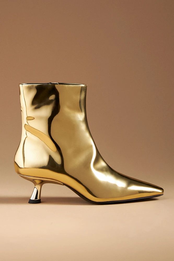 Simon Miller Kuki Chrome Heeled Ankle Boots