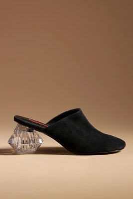 SIMONMILLER Moderno Crystal Heeled Mules