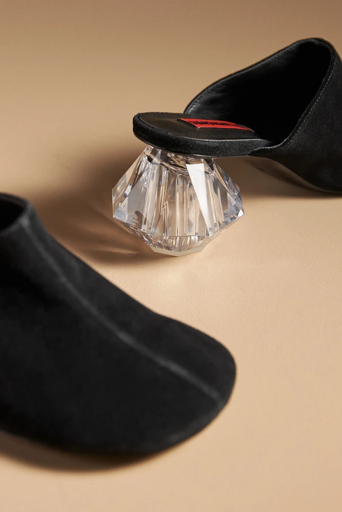 SIMONMILLER Moderno Crystal Heeled Mules