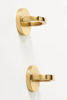 Yuna Brass Kitchen Knobs, Set of 2