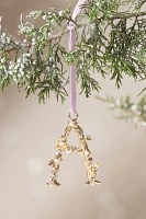 Aurelia Gold Monogram Ornament