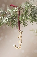 Aurelia Gold Monogram Ornament