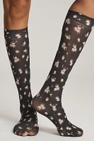 For Love & Lemons Floral Knee-High Socks