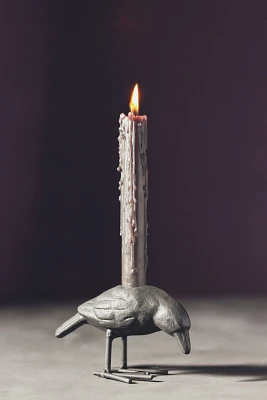 Crow Taper Candle Holder