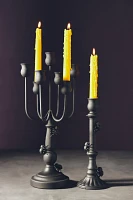 Black Spider Metal Candleholder