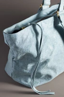 Coated Denim Weekender Bag