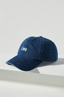 Clare V. Denim Ciao Baseball Hat 