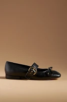 By Anthropologie Buckle Ballet Flats