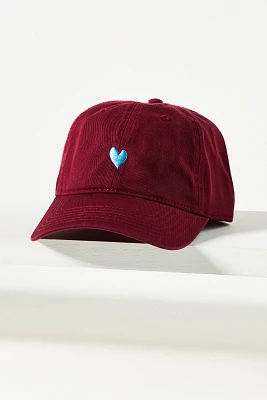 Kerri Rosenthal Heart Baseball Cap