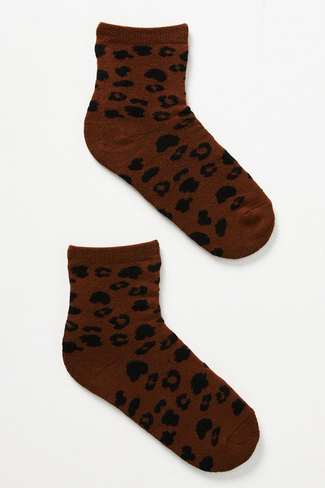 Hansel From Basel Cheetah Crew Socks