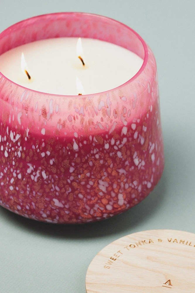 Gourmand Sweet Tonka & Vanilla Glass Jar Candle