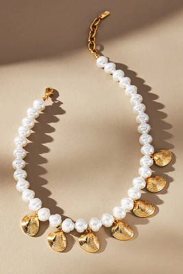 Logan Tay Pearl Shell Necklace 