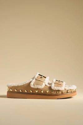 Ash Uma Faux-Shearling Sandals