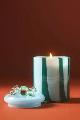 Novelty Gourmand Peppermint Stick Glass Candle