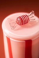 Novelty Gourmand Peppermint Stick Glass Candle