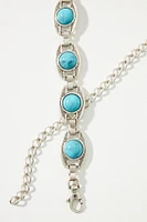 Streets Ahead Turquoise Chain Belt