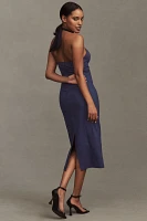 BHLDN Remy Twist Halter Cutout Midi Dress