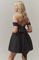 BHLDN Lydia Off-The-Shoulder Corset Mini Dress