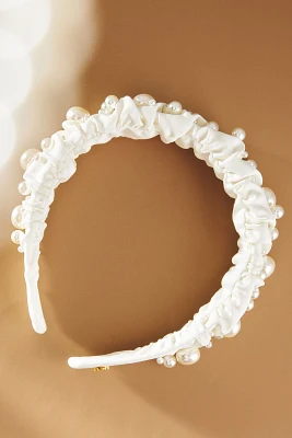 Lele Sadoughi Mixed Pearl Headband 