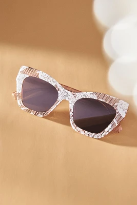 Lele Sadoughi Lido Lace Sunglasses