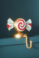 Peppermint Candy Metal Stocking Holder